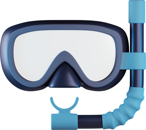 Snorkeling 3D Icon